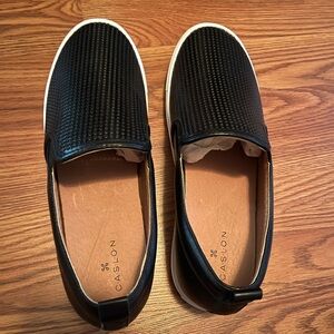 Caslon Black Loafers Slip-On Shoes